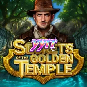Tampilan visual slot Secrets of the Golden Temple dengan tema hutan dan emas